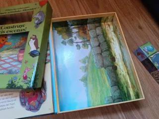 Winnie the Pooh. Libro de cartón con cubos-puzl...