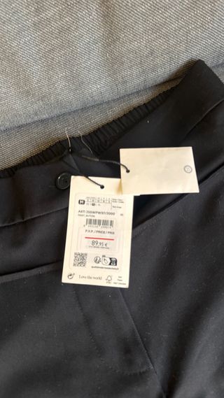 Pantalón cargo negro Desigual Talla M