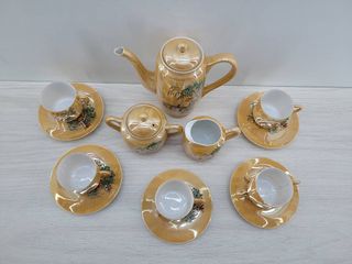 JUEGO DE TÉ O CAFÉ DE PORCELANA JAPONESA