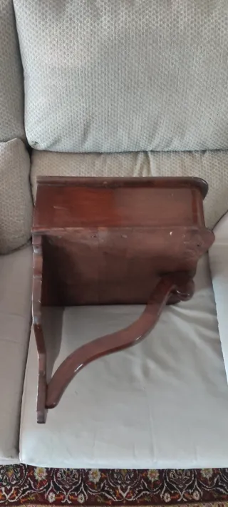 Consola repisa flotante caoba 35x44x44 pared