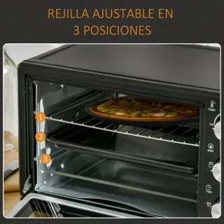 Horno Sobremesa 21L 1400W Negro