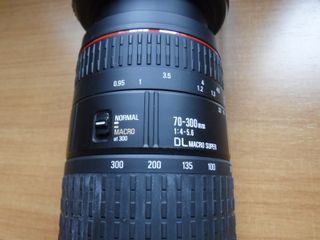 Objetivo Sigma 70-300mm DL Macro Super Canon AF