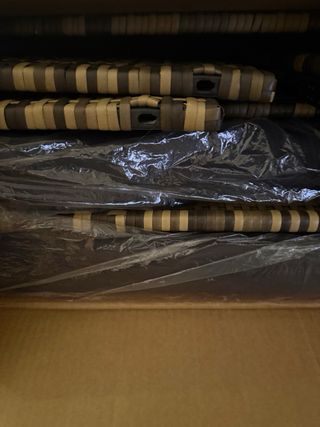 Conjunto Ratan Mesa Cristal y Asientos