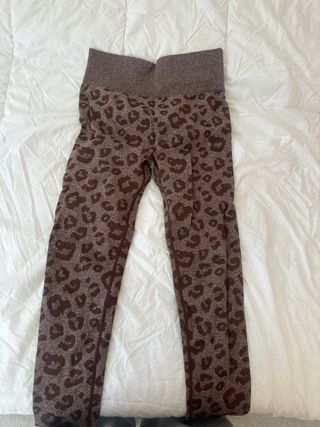 Leggings deportivos estampado leopardo