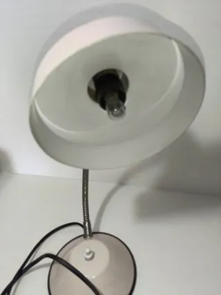 Lampada da tavolo vintage metallo