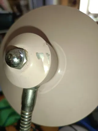 Lampada da tavolo vintage metallo