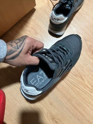 Emporio Armani Zapatillas Deportivas Grises