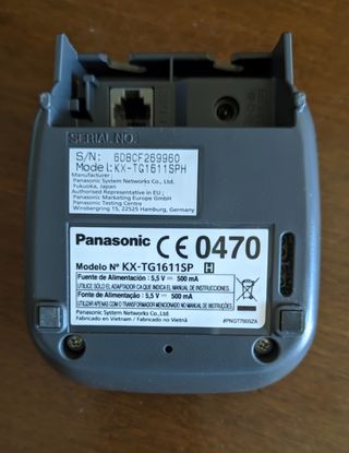 Panasonic inalámbrico KX TG1611 – perfecto estado