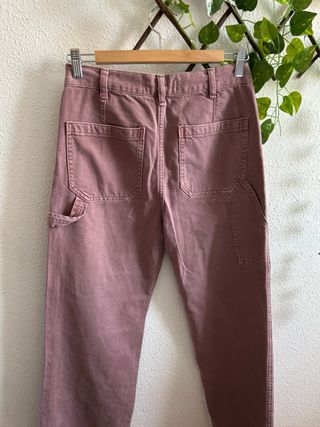 Pantalones Mango Lila Talla S/36 Nuevos