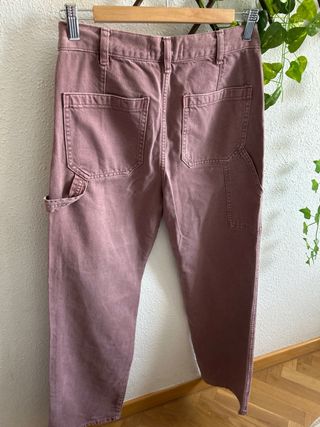 Pantalones Mango Lila Talla S/36 Nuevos