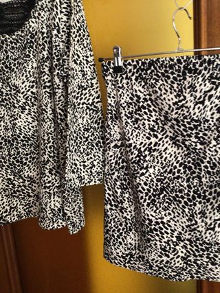 Conjunto H&M estampado animal print