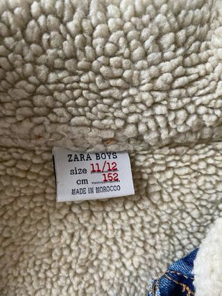Cazadora vaquera niño forrada