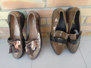 2 pares zapatos mujer nuevos talla 41