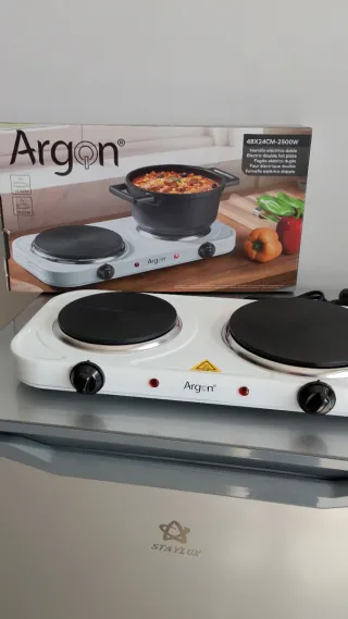 Fornello elettrico doppio Argon