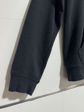 Sudadera Adidas Negra Logo Blanco