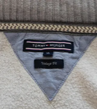 Sudadera Tommy Hilfiger con capucha XL Gris
