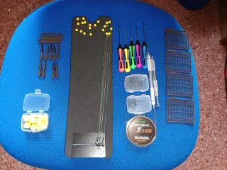 Lote accesorios pesca carpfishing