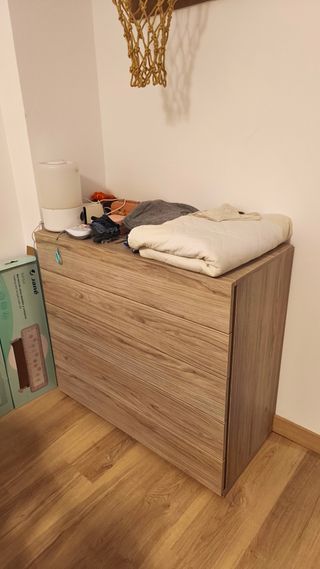 Cómoda moderna 5 cajones madera