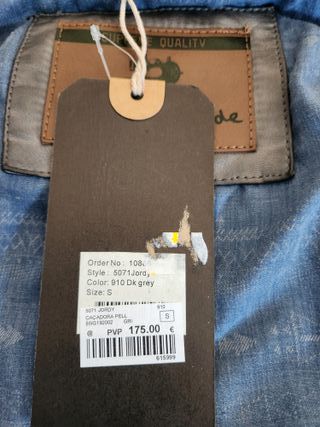 Chaqueta Piel Sintética Indigo Jeanscode Talla S