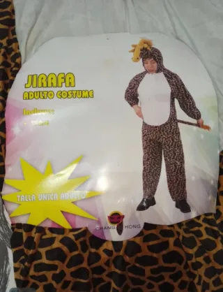 Disfraz Jirafa Adulto Talla Única