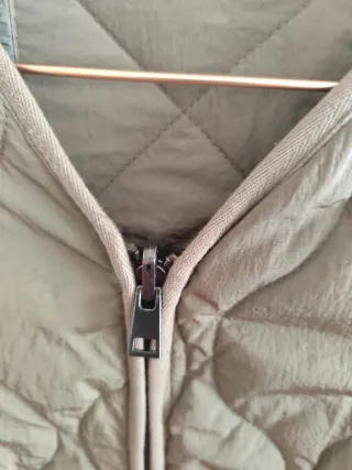 Cazadora Zara reversible oversize verde XS