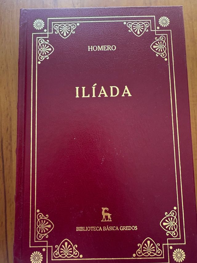 Libro  Iliada de Homero