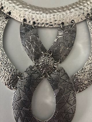 Collar mujer plateado 100g