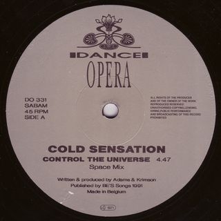 Cold Sensation - Control The Universe CD