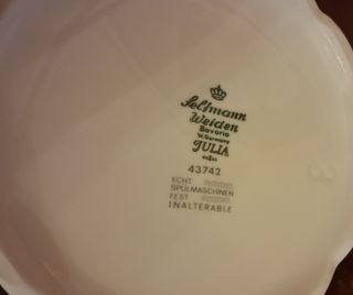 Caraffa Vintage Floreale Porcellana