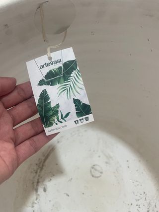 Macetero grande de piedra