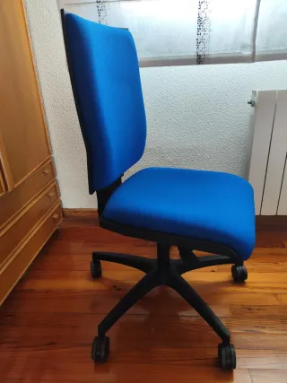 Silla de escritorio azul