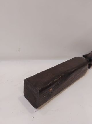 Escultura Busto Africano Madera Tallada