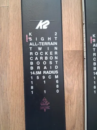 Esquís Freestyle 159 K2 sight