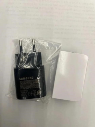 Cargador Samsung Cable + Enchufe 25W Color Negro.