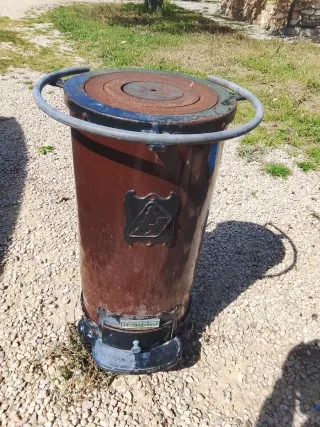 Estufa Hergom Hierro Fundido Antigua