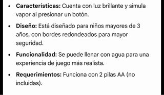 Plancha de Juguete NUEVA