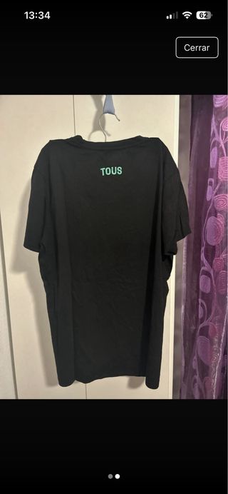 Camiseta Tous Oso Diamantes Negra