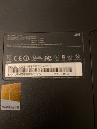 Portatile Samsung Argento