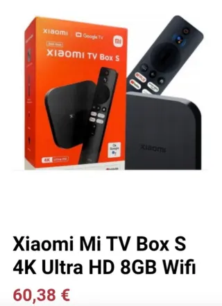 TVBOX Xiaomi Mi TV Box S 4K