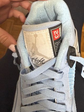 Jordan Retro 4 Azul y Gris