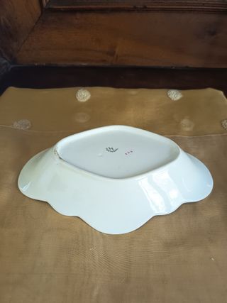 Bandeja de porcelana portuguesa