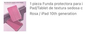Funda iPad 10th Gen Rosa Sedosa