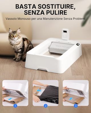 Petkit lettiera gatto autopulente e telecamera AI