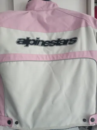 Chaqueta Moto Alpinestars Mujer Rosa y Forro