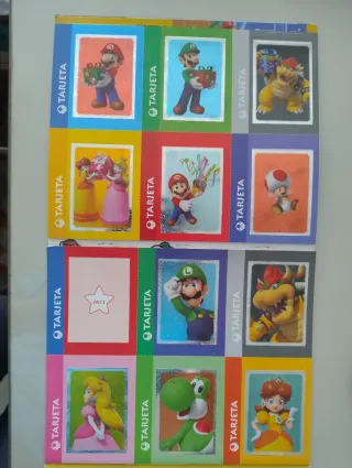 Álbum Super Mario casi completo