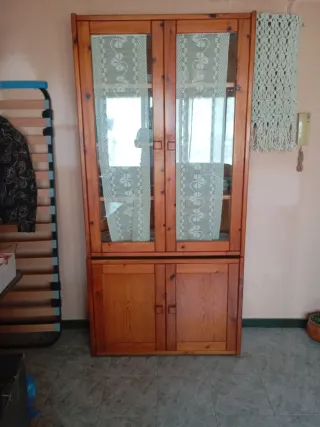 Vitrina madera rustica