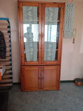 Vitrina madera rustica