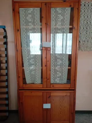 Vitrina madera rustica