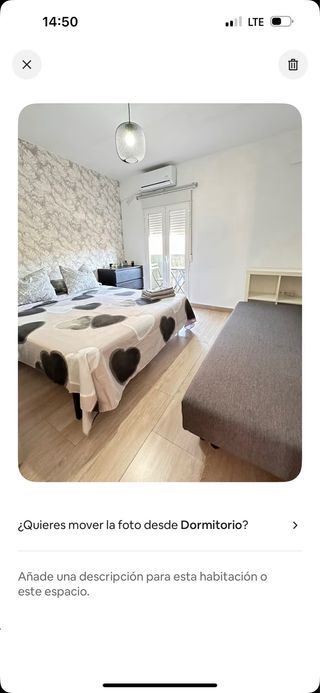 Habitacion amplia con terraza. Para 1 persona