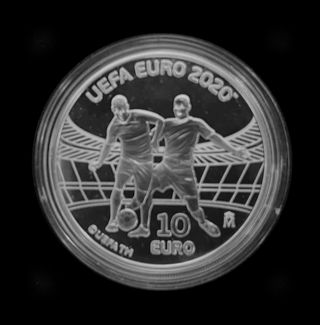 Moneda 10 Euro Plata UEFA EURO 2020